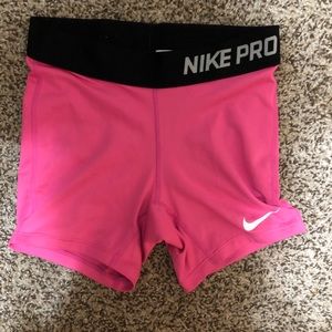 Nike pro workout shorts